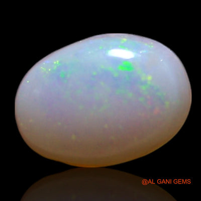 0.90 Cts Natural Australian Fire Opal Oval Cabochon Loose Gemstone For Jewelry 7x5x3 mm AG-353