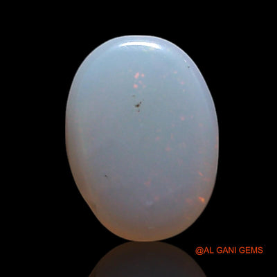 0.90 Cts Natural Australian Fire Opal Oval Cabochon Loose Gemstone For Jewelry 7x5x3 mm AG-353