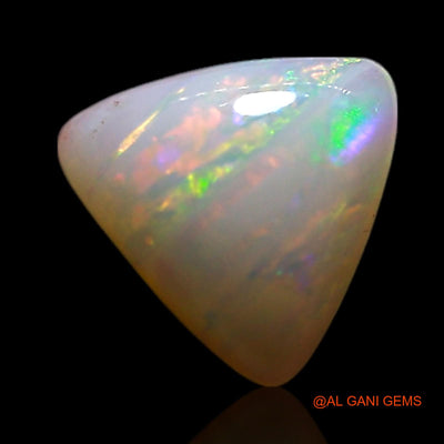 Natural Fire Opal Gemstone 0.55 Cts Loose Trillion Cabochon From Australia 6x6x2 mm AG-354