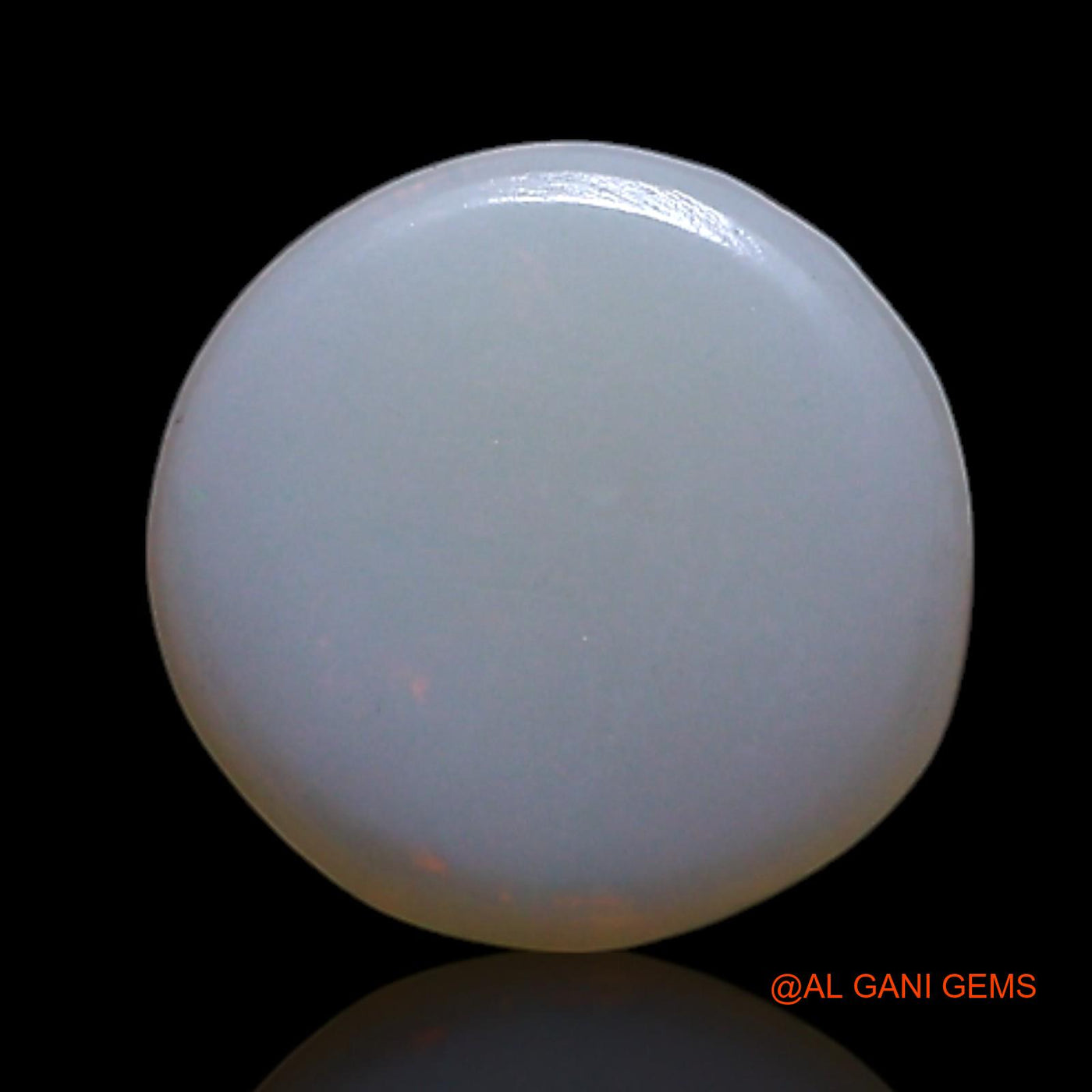 0.80 Cts Natural Australian Fire Opal Round Cabochon Loose Gemstone For Jewelry 6x6x3 mm AG-357
