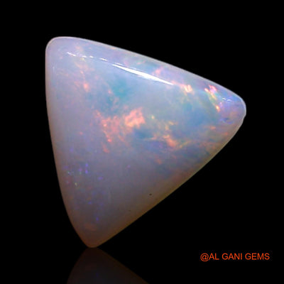 Natural Untreated Fire Opal Loose Gemstone Trillion Cabochon From Australia 0.40 Cts 6x6x1 mm AG-360