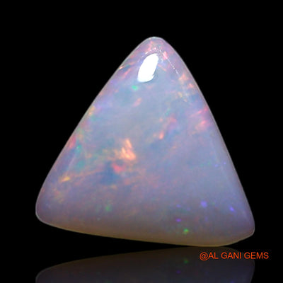 Natural Untreated Fire Opal Loose Gemstone Trillion Cabochon From Australia 0.40 Cts 6x6x1 mm AG-360