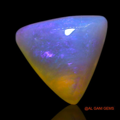 Natural Untreated Fire Opal Loose Gemstone Trillion Cabochon From Australia 0.70 Cts 6x6x3 mm AG-361