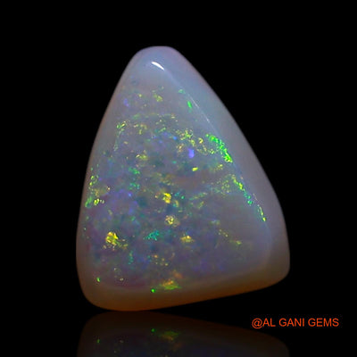 Natural Untreated Fire Opal Loose Gemstone Trillion Cabochon From Australia 0.80 Cts 7x5x2 mm AG-362