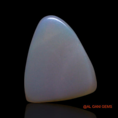 Natural Untreated Fire Opal Loose Gemstone Trillion Cabochon From Australia 0.80 Cts 7x5x2 mm AG-362