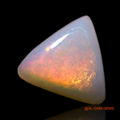 0.50 Cts Natural Australian Fire Opal Loose Gemstone Trillion Cabochon 6x6x2 mm AG-363