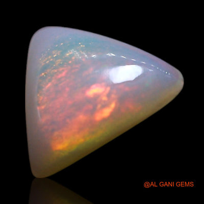 0.50 Cts Natural Australian Fire Opal Loose Gemstone Trillion Cabochon 6x6x2 mm AG-363