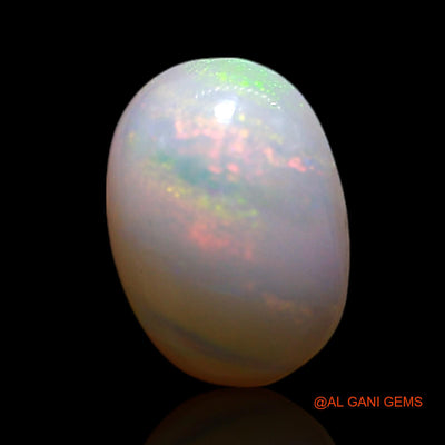 0.60 Cts Natural Australian Fire Opal Oval Cabochon Loose Gemstone For Jewelry 7x5x2 mm AG-364