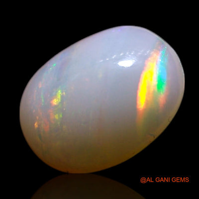 0.60 Cts Natural Australian Fire Opal Oval Cabochon Loose Gemstone For Jewelry 7x5x2 mm AG-364