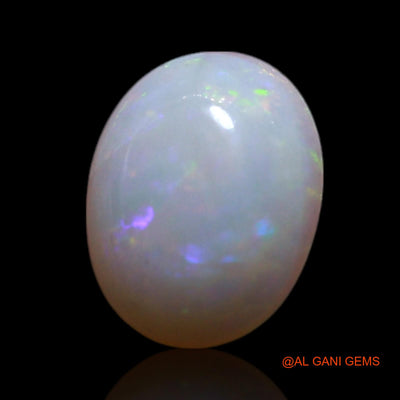 0.60 Cts Unheated Australian Fire Opal Loose Gemstone Oval Cabochon Natural 7x5x2 mm AG-365