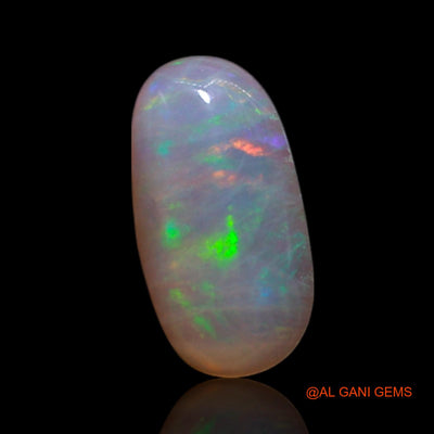 0.35 Cts Natural Australian Fire Opal Loose Gemstone Oval Cabochon 8x4x1 mm AG-366