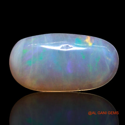 0.35 Cts Natural Australian Fire Opal Loose Gemstone Oval Cabochon 8x4x1 mm AG-366