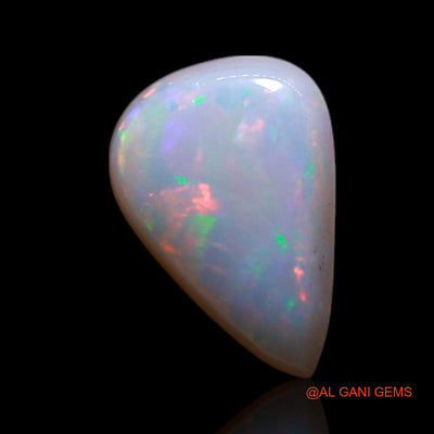 0.45 Cts Natural Australian Fire Opal Pear Cabochon Loose Gemstone For Jewelry 7x5x2 mm AG-368