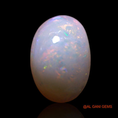 0.70 Cts Natural Australian Fire Opal Oval Cabochon Loose Gemstone For Jewelry 7x5x3 mm AG-369