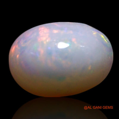 0.70 Cts Natural Australian Fire Opal Oval Cabochon Loose Gemstone For Jewelry 7x5x3 mm AG-369