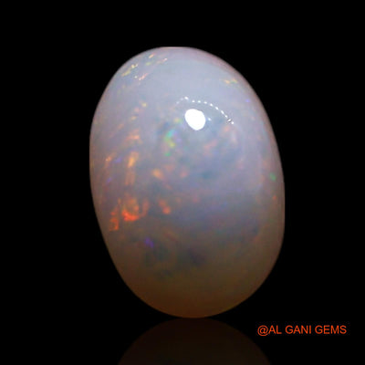 0.70 Cts Natural Australian Fire Opal Oval Cabochon Loose Gemstone For Jewelry 7x5x3 mm AG-369