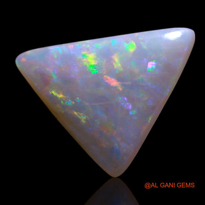 1.20 Cts Natural Australian Fire Opal Loose Gemstone Trillion Cabochon 10x8x2 mm AG-36