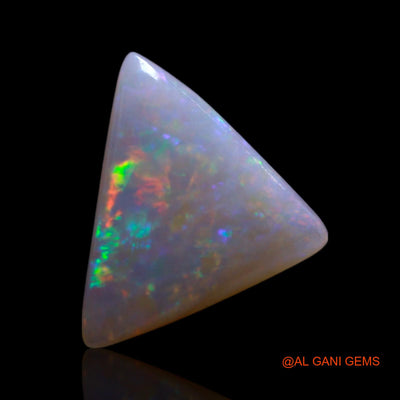 1.20 Cts Natural Australian Fire Opal Loose Gemstone Trillion Cabochon 10x8x2 mm AG-36