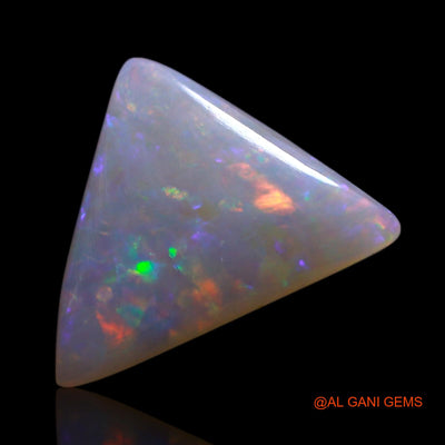 1.20 Cts Natural Australian Fire Opal Loose Gemstone Trillion Cabochon 10x8x2 mm AG-36