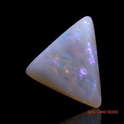 1.20 Cts Natural Australian Fire Opal Loose Gemstone Trillion Cabochon 10x8x2 mm AG-36