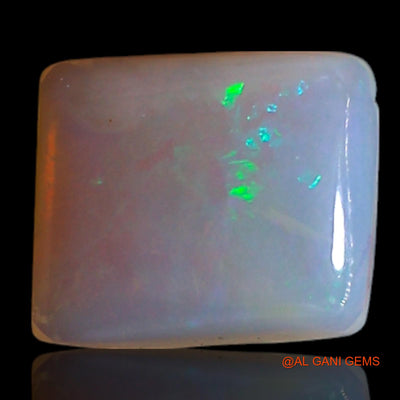 0.50 Cts Natural Australian Fire Opal Loose Gemstone Square Cabochon 6x5x2 mm AG-371