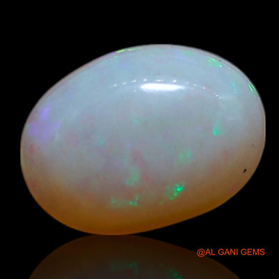 0.55 Cts Natural Australian Fire Opal Loose Gemstone Oval Cabochon 7x5x2 mm AG-372