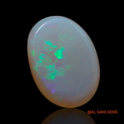 0.55 Cts Natural Australian Fire Opal Loose Gemstone Oval Cabochon 7x5x2 mm AG-372
