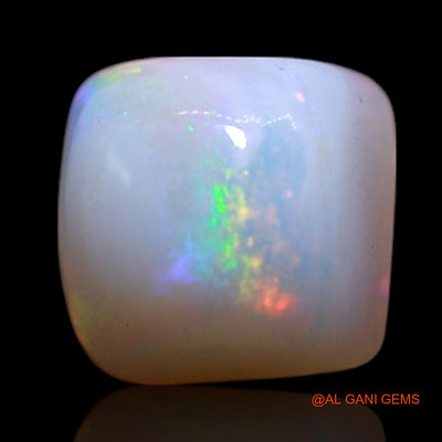 Natural Untreated Fire Opal Loose Gemstone Square Cabochon From Australia 0.80 Cts 5x5x3 mm AG-374