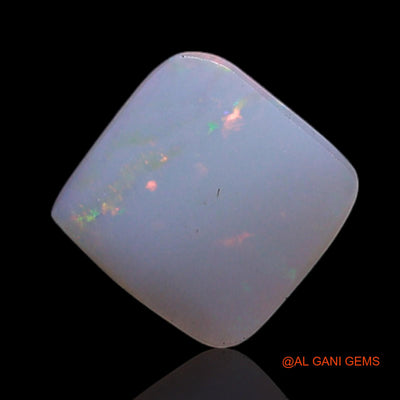 Natural Untreated Fire Opal Loose Gemstone Square Cabochon From Australia 0.80 Cts 5x5x3 mm AG-374