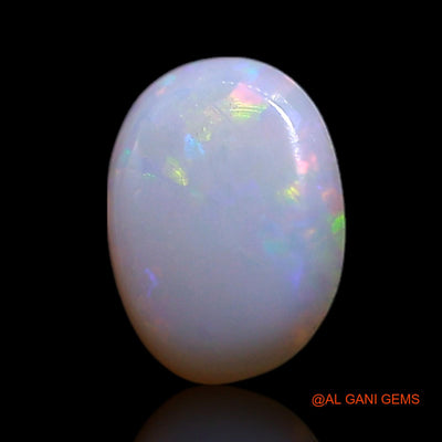 0.30 Cts Natural Australian Fire Opal Loose Gemstone Oval Cabochon 6x5x1 mm AG-375