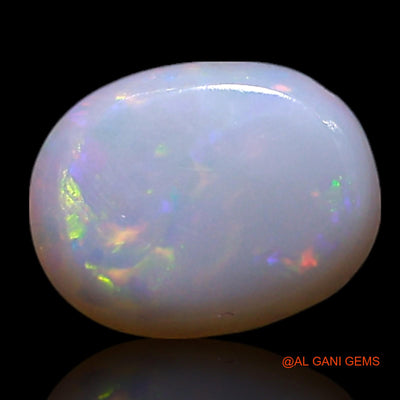 0.30 Cts Natural Australian Fire Opal Loose Gemstone Oval Cabochon 6x5x1 mm AG-375