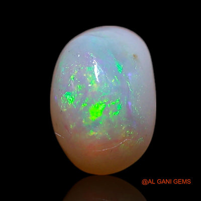 0.70 Cts Natural Australian Fire Opal Loose Gemstone Oval Cabochon 6x4x3 mm AG-376