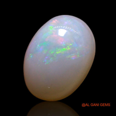 0.70 Cts Natural Australian Fire Opal Loose Gemstone Oval Cabochon 6x5x2 mm AG-377