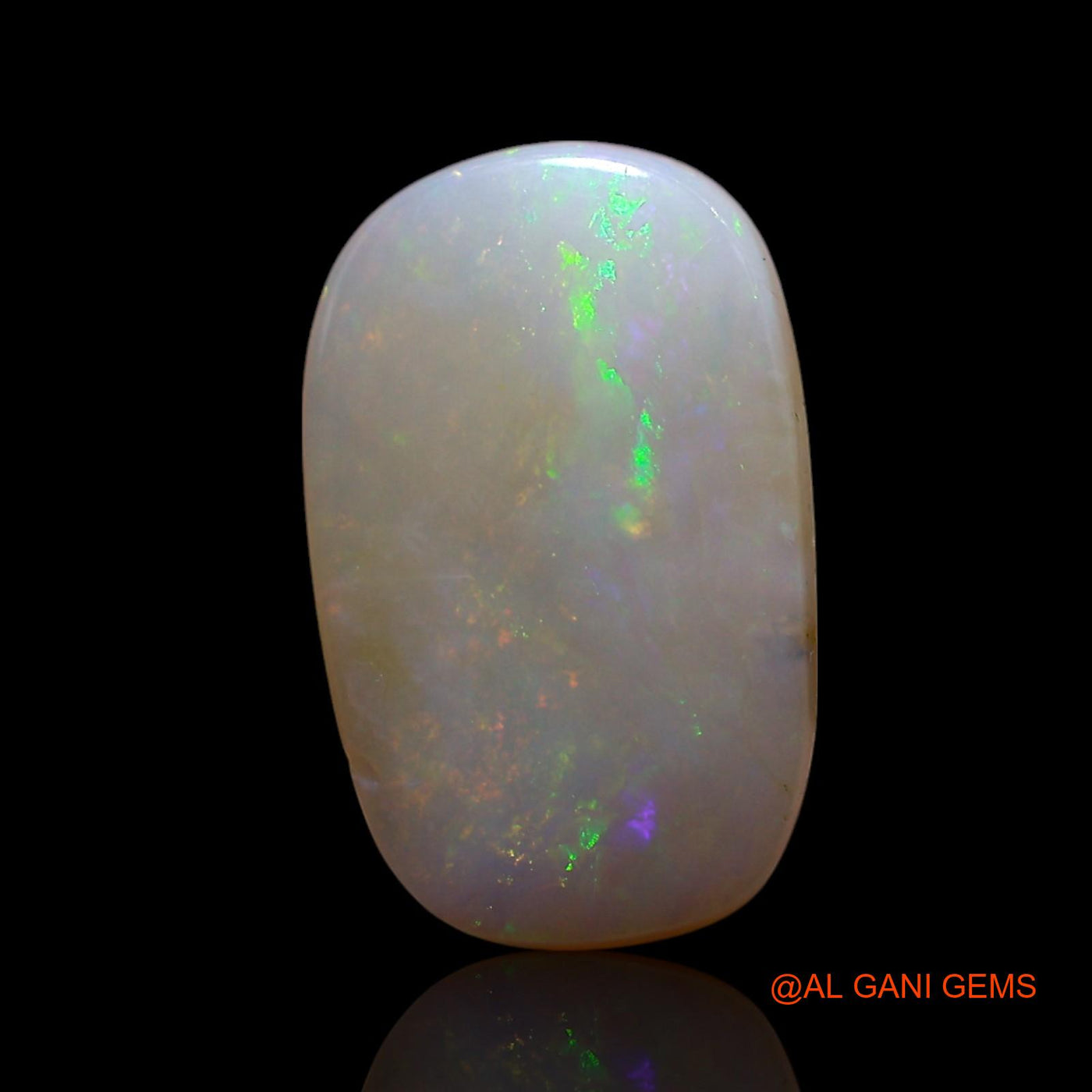 Natural Untreated Fire Opal Loose Gemstone Oval Cabochon From Australia 3.00 Cts 15x9x3 mm AG-378