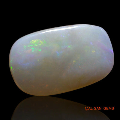 Natural Untreated Fire Opal Loose Gemstone Oval Cabochon From Australia 3.00 Cts 15x9x3 mm AG-378