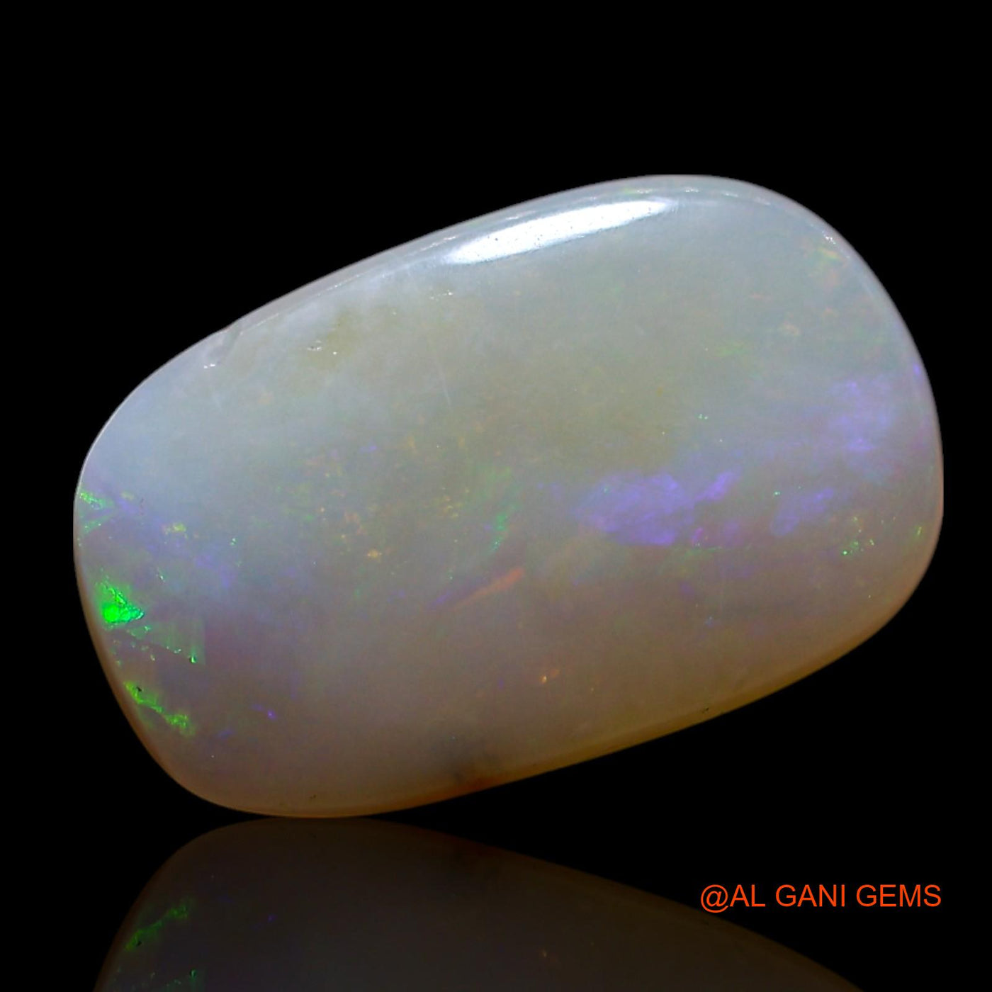 Natural Untreated Fire Opal Loose Gemstone Oval Cabochon From Australia 3.00 Cts 15x9x3 mm AG-378