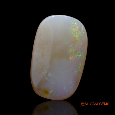 Natural Untreated Fire Opal Loose Gemstone Oval Cabochon From Australia 3.00 Cts 15x9x3 mm AG-378