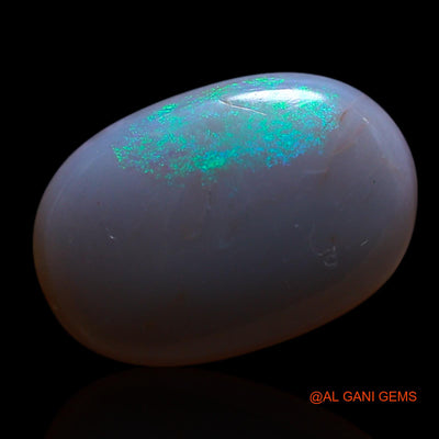 Natural Fire Opal Gemstone 1.50 Cts Loose Oval Cabochon From Australia 11x8x2 mm AG-37