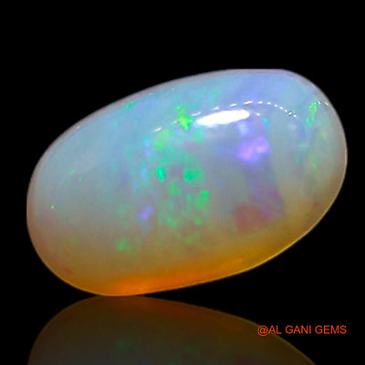 0.40 Cts Natural Australian Fire Opal Loose Gemstone Oval Cabochon 7x4x2 mm AG-381