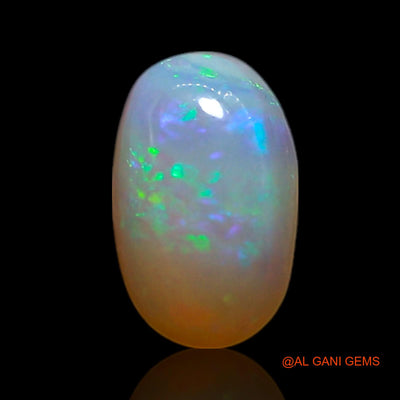 0.40 Cts Natural Australian Fire Opal Loose Gemstone Oval Cabochon 7x4x2 mm AG-381