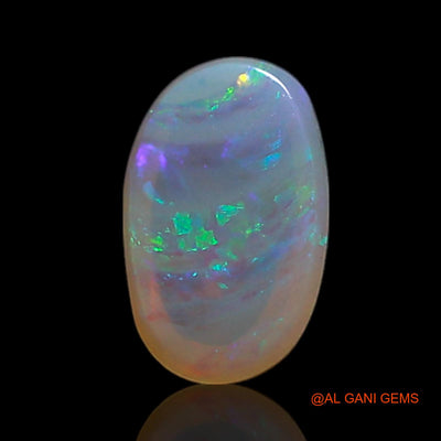 0.40 Cts Natural Australian Fire Opal Loose Gemstone Oval Cabochon 7x4x2 mm AG-381