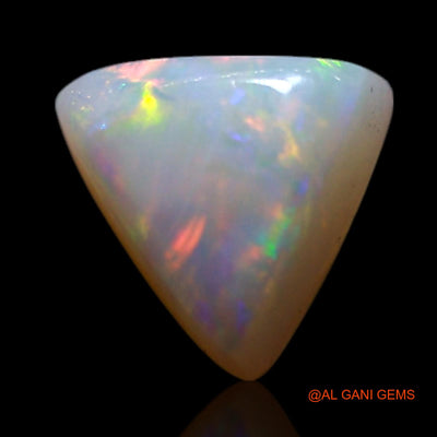 0.50 Cts Natural Australian Fire Opal Loose Gemstone Trillion Cabochon 5x5x2 mm AG-382