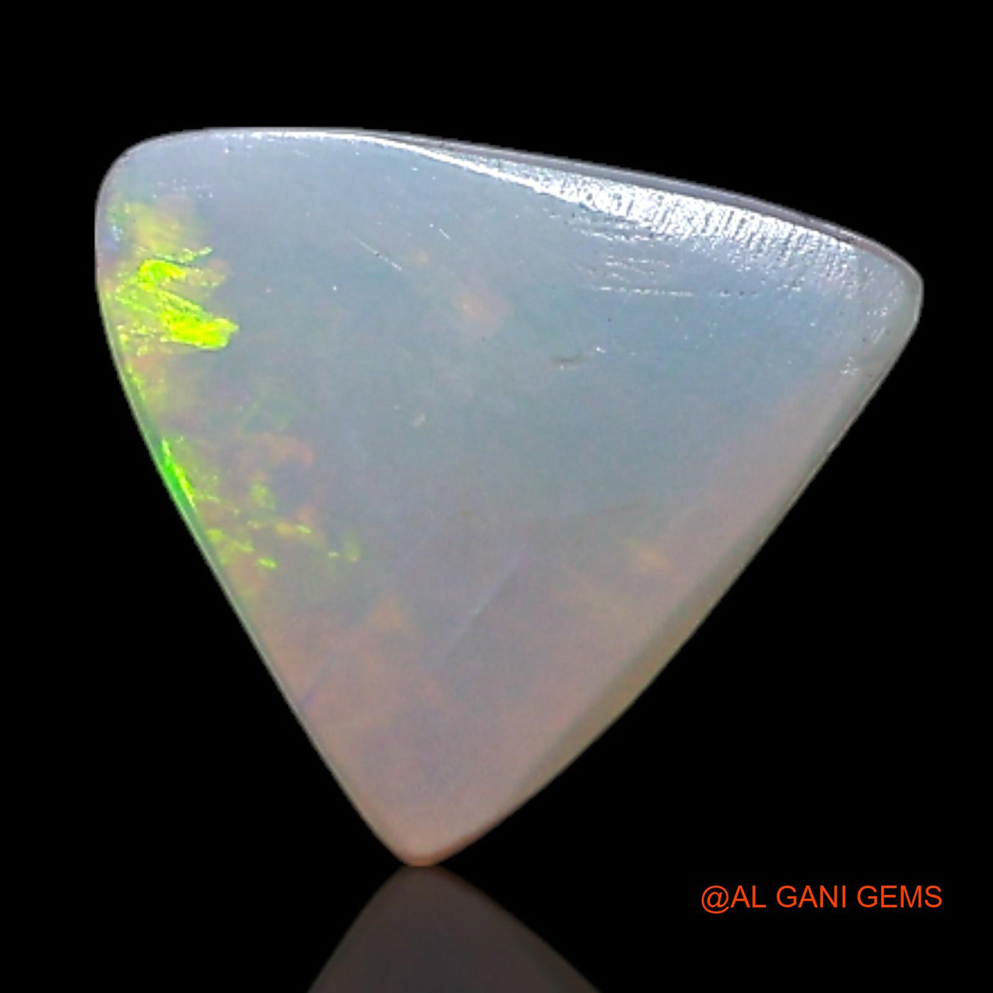 0.50 Cts Natural Australian Fire Opal Loose Gemstone Trillion Cabochon 5x5x2 mm AG-382