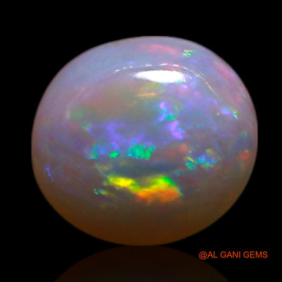 0.50 Cts Natural Australian Fire Opal Loose Gemstone Round Cabochon 6x6x2 mm AG-383
