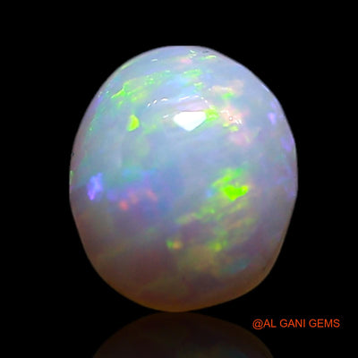 0.50 Cts Unheated Australian Fire Opal Loose Gemstone Oval Cabochon Natural 6x5x2 mm AG-385