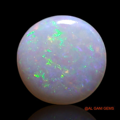 0.30 Cts Natural Australian Fire Opal Loose Gemstone Round Cabochon 6x6x1 mm AG-387