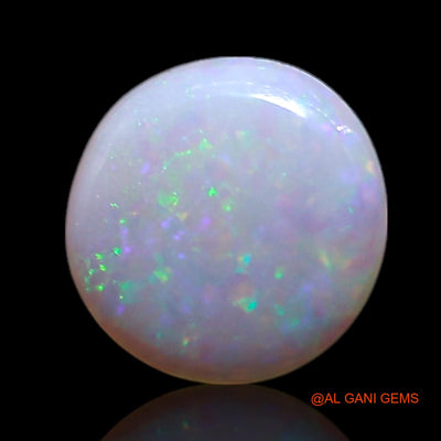 0.30 Cts Natural Australian Fire Opal Loose Gemstone Round Cabochon 6x6x1 mm AG-387