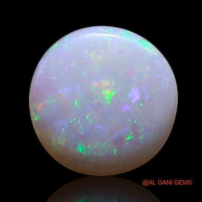 0.30 Cts Natural Australian Fire Opal Loose Gemstone Round Cabochon 6x6x1 mm AG-387