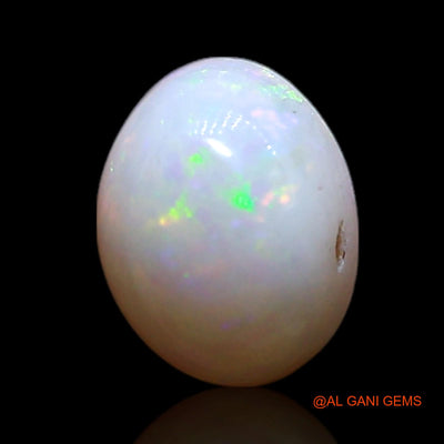 Natural Fire Opal Gemstone 0.60 Cts Loose Oval Cabochon From Australia 6x5x3 mm AG-388