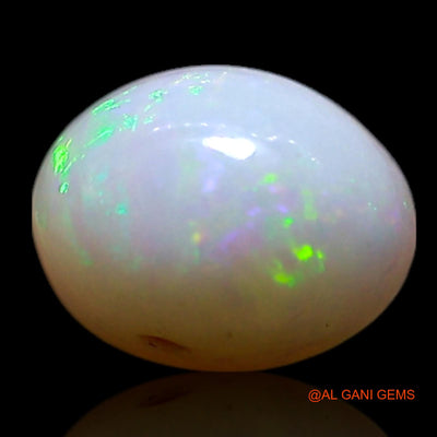 Natural Fire Opal Gemstone 0.60 Cts Loose Oval Cabochon From Australia 6x5x3 mm AG-388